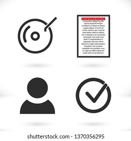 Disk  vector icon