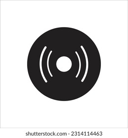 disk vector line new icon
