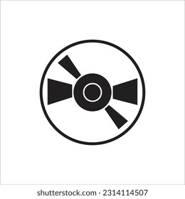 disk vector line new icon