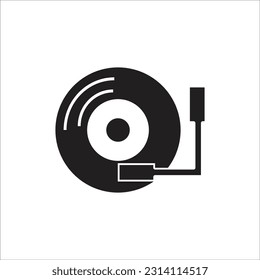 nuevo icono de línea vector de disco