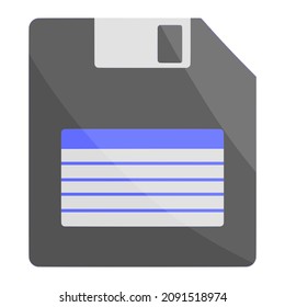 diskette for communication color illustration