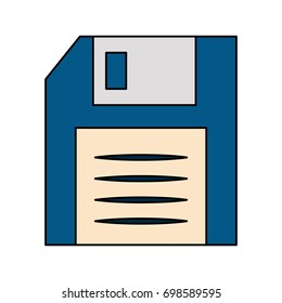 diskette or floppy disk icon image 