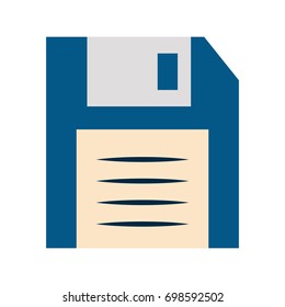 diskette or floppy disk icon image 