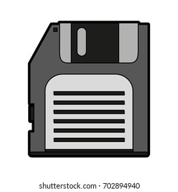 diskette or floppy disk icon image