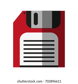 diskette or floppy disk icon image