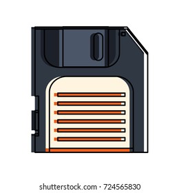 diskette or floppy disk icon image 