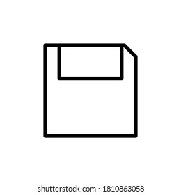 Diskette, floppy, disk vector icon
