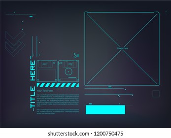 Diskette Futuristic Design Template