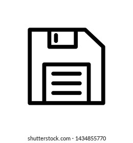 Diskette icon , data saver , vintage hardisk