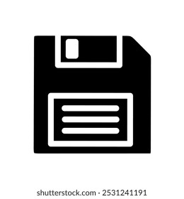 diskette icon vector with flat design. floppy disk icon.save icon