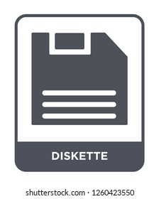 diskette icon vector on white background., diskette simple element illustration