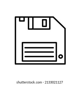 diskette icon vector.save icon illustration