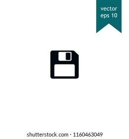 Diskette, old, retro disk symbol vector icon