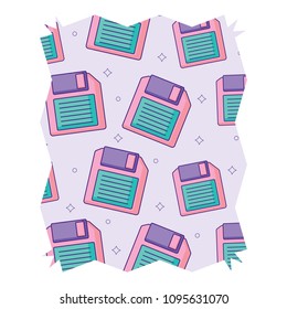 diskette pattern design