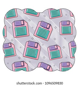 diskette pattern design