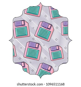 diskette pattern design