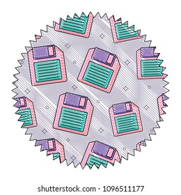 diskette pattern design