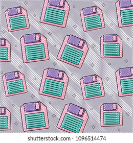 diskette pattern design