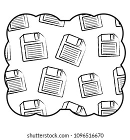 diskette pattern design