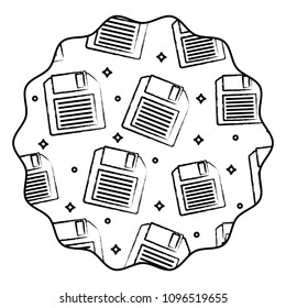 diskette pattern design