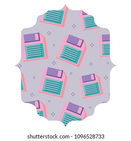 diskette pattern design