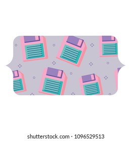 diskette pattern design