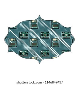 Diskette pattern design