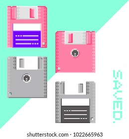 Diskette pixel art