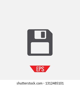 Diskette vector icon