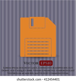 Diskette vector icon