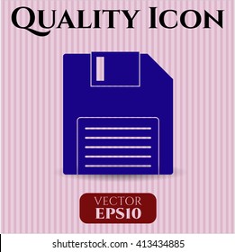 Diskette vector icon