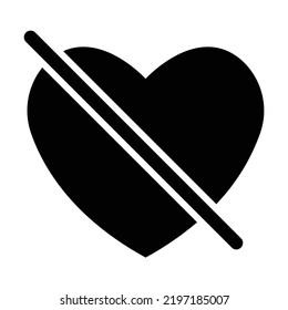 Dislike black icon. Suitable for website, content design, poster, banner, or video editing needs