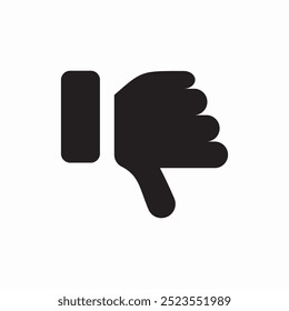 dislike button icon sign vector