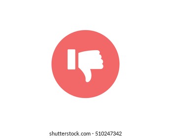 Dislike Button Vector icon