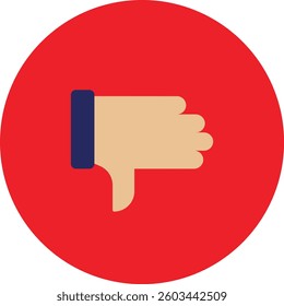 Dislike Feedback Unlike Dislike Feedback UnlikeIcon Vector Flat Illustration