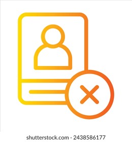 dislike in flat design style