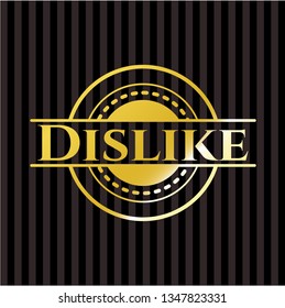 Dislike golden emblem
