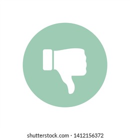 Dislike hand thumb down illustration vector symbol sign gesture - Vector
