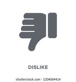 Dislike icon. Dislike design concept from  collection. Simple element vector illustration on white background.