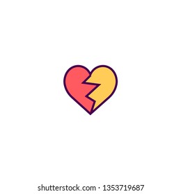 Dislike icon design. Essential icon vector illustration