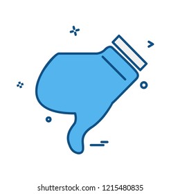 Dislike icon design vector