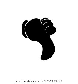 Icono de disgusto. Ilustración vectorial de diseño