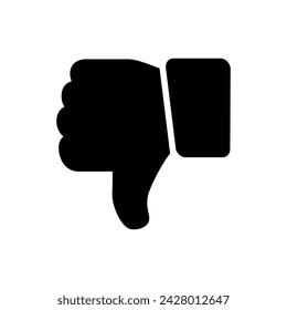 dislike  icon. Editable and changeable color.