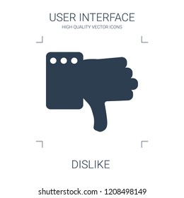 dislike icon. high quality filled dislike icon on white background. from user interface collection flat trendy vector dislike symbol. use for web and mobile