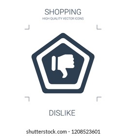 dislike icon. high quality filled dislike icon on white background. from shopping collection flat trendy vector dislike symbol. use for web and mobile