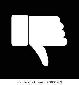 dislike icon illustration design