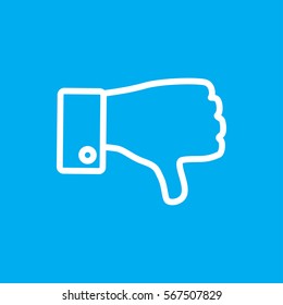 dislike icon illustration isolated vector sign symbol