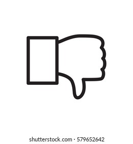dislike icon illustration isolated vector sign symbol