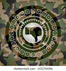dislike icon inside camo emblem