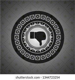 dislike icon inside dark badge
